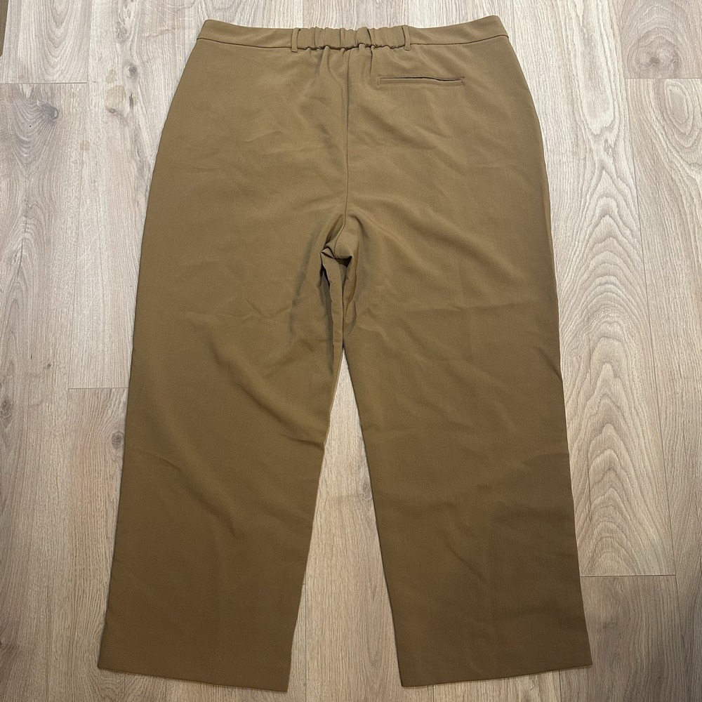 NWT Old Navy Taylor Trouser Wide Leg Pants Women XXL Brown Extra High Rise - Picture 10 of 10